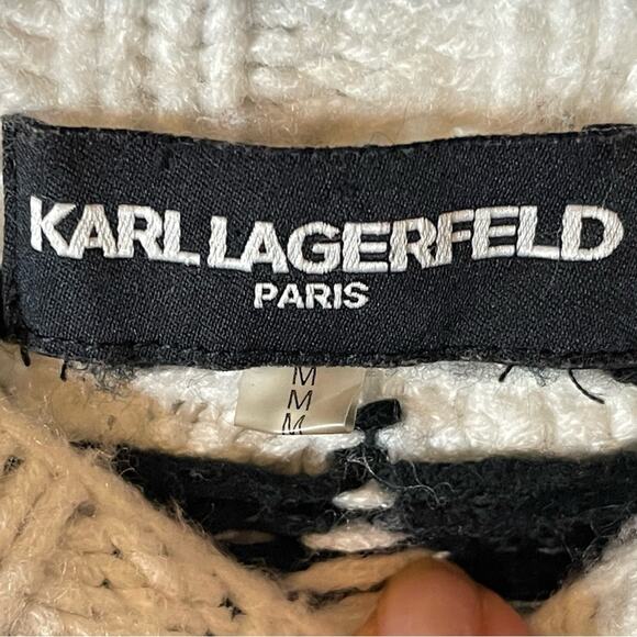 Fairisle Fisherman’s Sweater, Cozy, Ski Lodge, Cabin, Winter, M - Picture 5 of 8